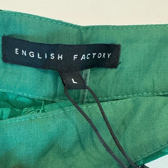 NWT English Factory High Rise Emerald Green Shorts - Women's Large - Picture 4 of 8